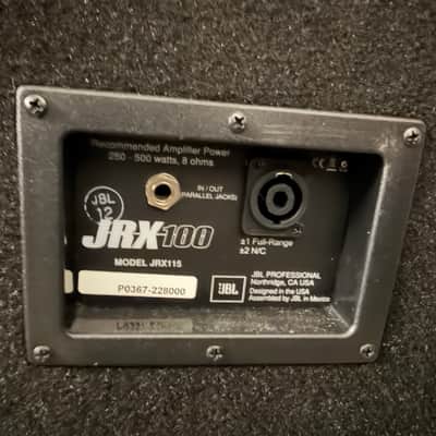 JBL JRX115 Pair Passive PA Speakers image 3