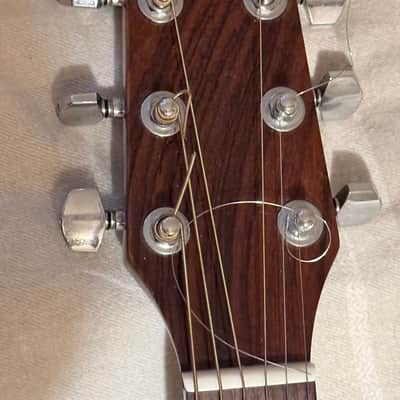 Vintage Washburn Woodstock EA40 electro acoustic 1979, tobacco sunburst, hard case image 4