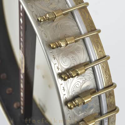 1900s UNKNOWN PRESENTATION 5-STRING BANJO image 13