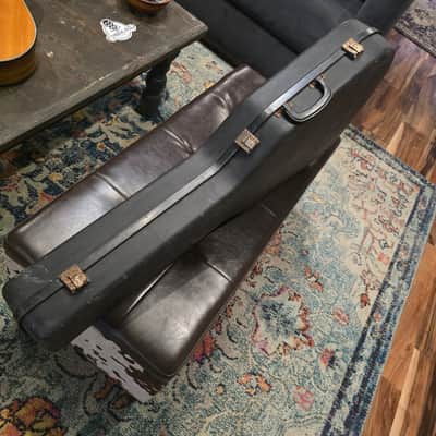Vintage 1960s Kay Molded Hardshell Guitar Case - Grey/Black image 5