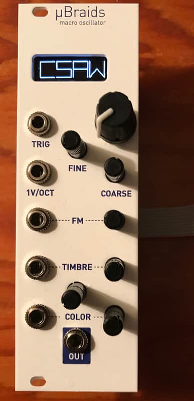 uBraids (microBraids) digital sound source Eurorack module image 1