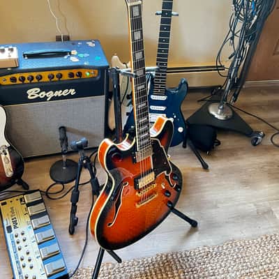 D'Angelico Excel EX-DC Semi-Hollow with Stop-Bar Tailpiece Vintage Sunburst image 6