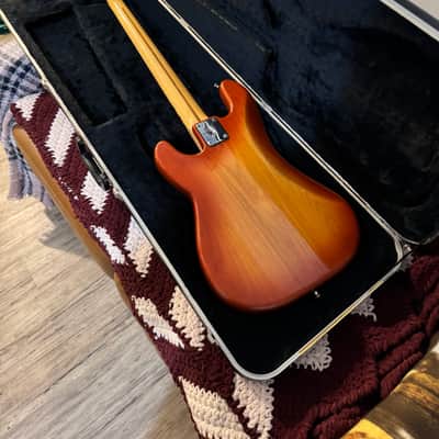 Fender Precision Bass with Maple Fretboard 1980 - Sienna Sunburst image 4