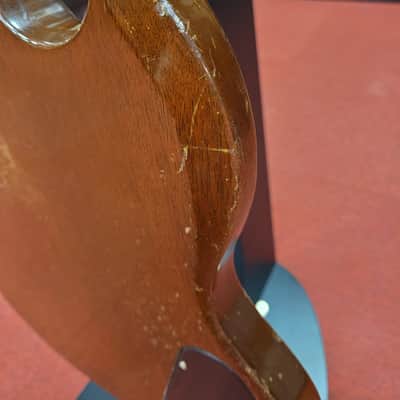 Gibson SG Standard Left Hand with Ebony Fretboard and Bigsby 1972 - 1985 - Walnut image 14