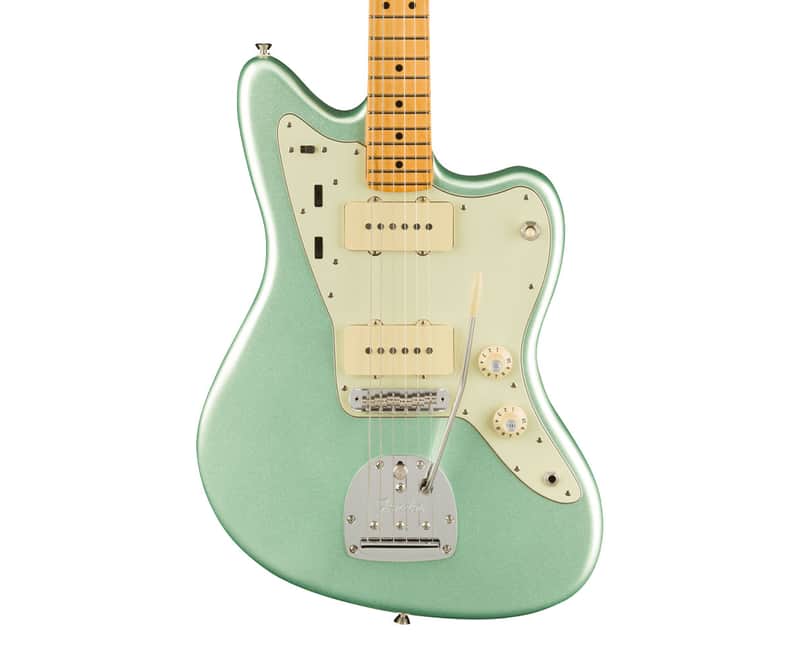 Used Fender American Professional II Jazzmaster Mystic Surf Green w/Maple FB image 1