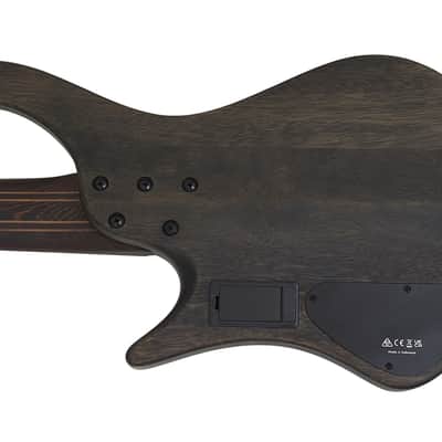 Ibanez EHB1505MS Headless 5 String Bass Black Ice Flat B-Stock image 5