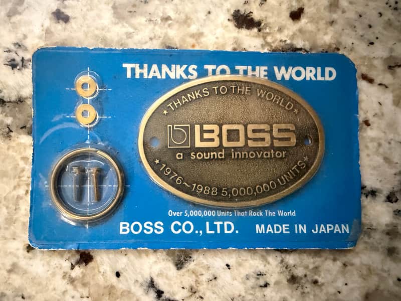 Boss Keychain NOS  1988 commemorating 5,000,000 units sold image 1
