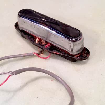 Vintage Tele Neck Pickup Fender Relic Guitar Ceramic Magnet Luthier MIJ? Unknown Maker image 4