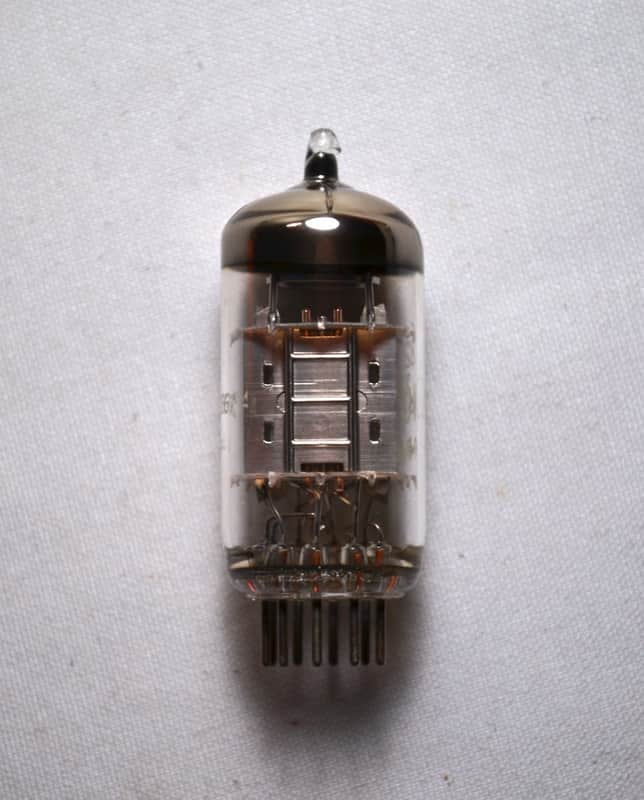 NOS NIB Siemens Sonotone ECC82 12AU7 1962 Nickel Chrome Silver Plate "Best 12AU7" Extremely Rare image 1