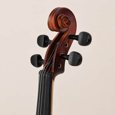 4/4 Full Size Acoustic Violin Outfit – Natural Vintage Fiddle with Hard Case, Bow & Digital Tuner for Beginners and Professionals image 2