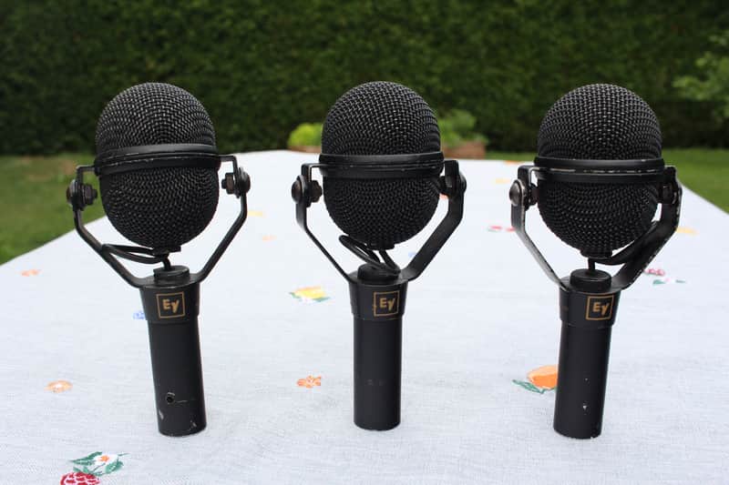 Vintage EV Dynamic Supercardioid N/D 408B Microphone (Black) image 1