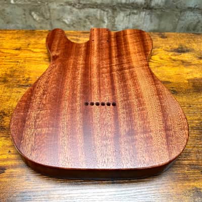 Warmtone Custom Guitars Burl Epoxy Resin Tele Body “Ancient River” image 5