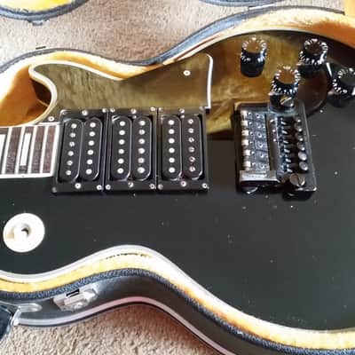 Ibanez Vintage Lawsuit Singlecut 1976 Custom Black Beauty image 2