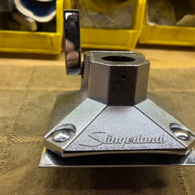 Slingerland Magnum 70s - satin/chrome Bass drum tom bracket mount in fabulous condition! image 9