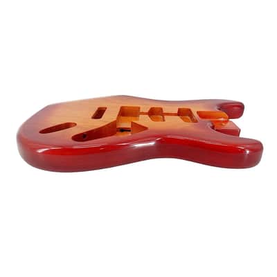 Stratocaster Style Electric Guitar SSH Body, Mahogany Glossy image 5