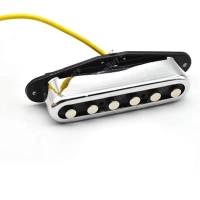 Chrome Guitar Strat Tele Style Single Coil Neck Pickup image 3