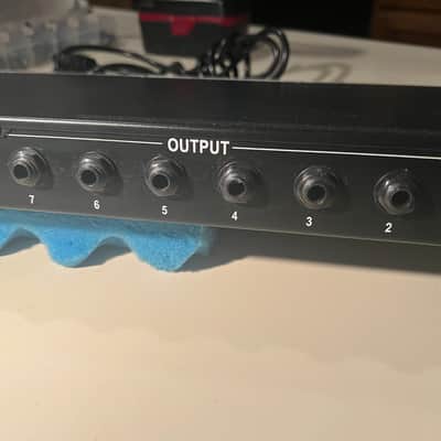 SM Pro Audio PR8 8 Ch Microphone Pre Amp with IEC power cable and rack mount bolts & washers. image 6
