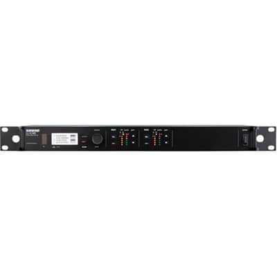 Shure ULXD4D Dual-Channel Digital Wireless Receiver (G57: 470 to 608 MHz) image 1