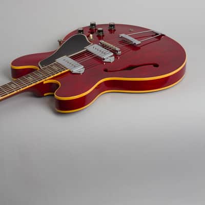 Gibson  ES-330TDC Thinline Hollow Body Electric Guitar (1966), ser. #400312, original black hard shell case. image 7