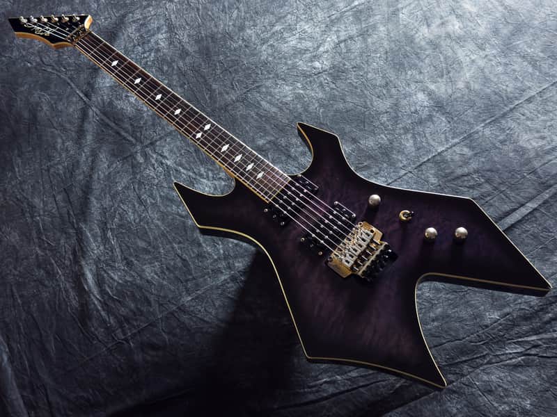 B.C. Rich Warlock-920JE - See Through Black Burst - VERY GOOD condition image 1