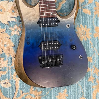 Ibanez RGD7521PB-DSF Standard 2021 - Present - Deep Seafloor Fade Flat image 17