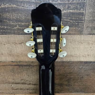 2007 Esteban Spanish Rosas Classical Electronic Acoustic Guitar - Floral image 10