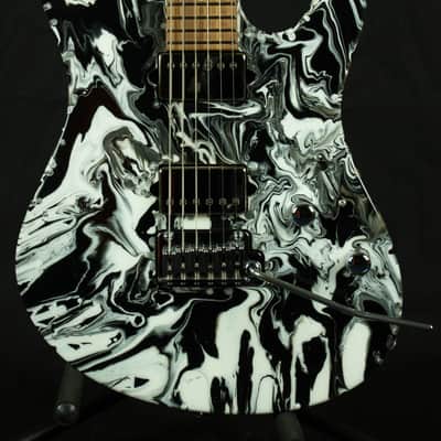 2014 Suhr Modern HH Black/White Drip image 3