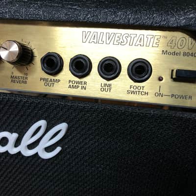 Combo Marshall Valvestate 40V Model 8040 2 canaux 40 Watts 1x12 made in UK 90s image 2