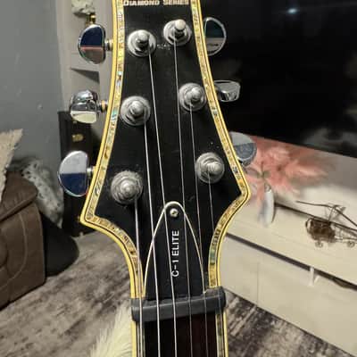 Schecter C-1 Elite 2004 - 2007 - Gloss Black image 2