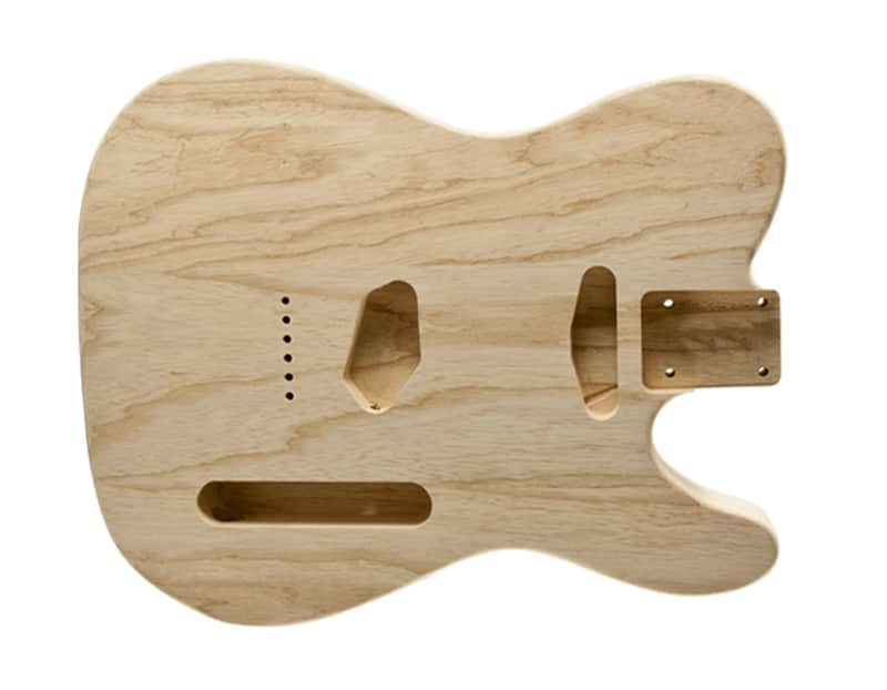 Genuine WD Music USA Made Telecaster Body Unfinished Swamp Ash image 1