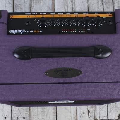 Orange Crush Bass 50 Limited Edition Glenn Hughes Electric Bass Guitar Amplifier image 4