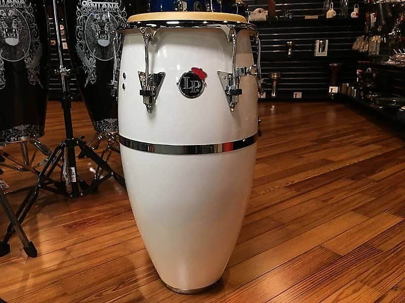 LP Latin Percussion LP522X-1WH Patato Signature Fiberglass 11" Quinto in White & Chrome *IN STOCK* image 1