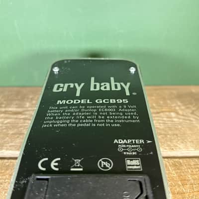 Dunlop GCB95 Cry Baby Standard Wah 1982 - Present - Black image 6