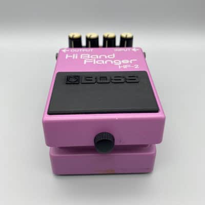 Boss HF-2 Hi Band Flanger (Original box, Green Label) 1985 - 1989 - Pink image 6
