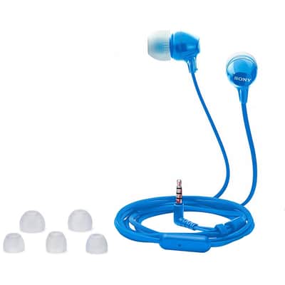 Sony EX Series Earbud Headset for Android in Blue - MDR-EX15AP/L image 7
