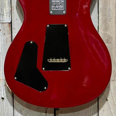 Nice 1994 PRS CE 22 Mahogany Tremolo , Vintage Cherry HSC image 10