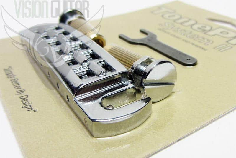 TonePros PRS Large Studs Wraparound METRIC Tailpiece AVT2M-C CHROME image 1