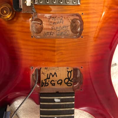 RARE PRS CE Maple Top Alder Tremolo 1994 BIRDS - Vintage Sunburst image 10