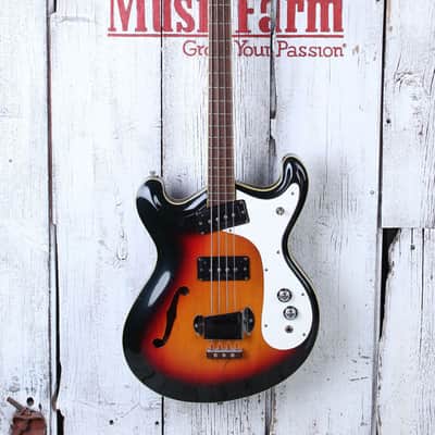 Mosrite Vintage 1960's Combo Mark X Ventures S#0021 Electric Bass Guitar w Case image 4