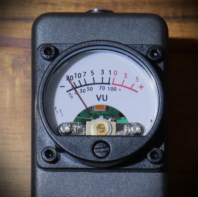 VU Meter Pedal – Signal Level Monitor – Pedalboard Utility image 1