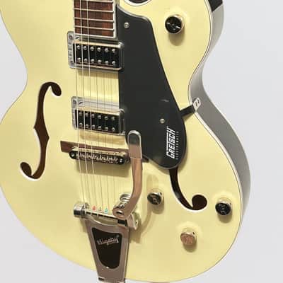 Gretsch G5420T Electromatic Classic Hollowbody Single-Cut Electric Guitar - Two-Tone Vintage White/London Grey image 5