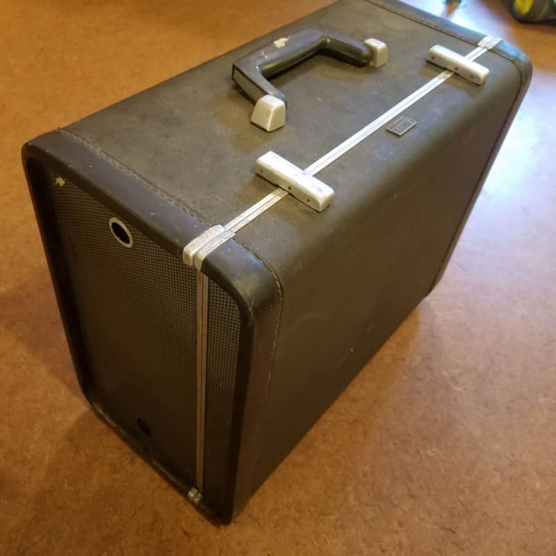 Ampex USA made Empty Suitcase Cabinet Gig Box Project 1960s image 1