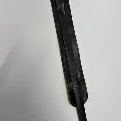 Vintage Fender Leather Strap 1950s 1960s Black Pre-CBS image 2
