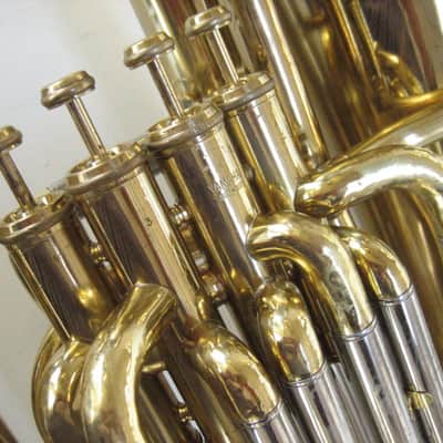 Good Yamaha YBB-321 BBb Concert Tuba, No Dents, Good Valves, w/Case image 5