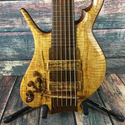 Used Carl Thompson Bass - 2000 Custom Left Handed 6 String Electric Bass image 2