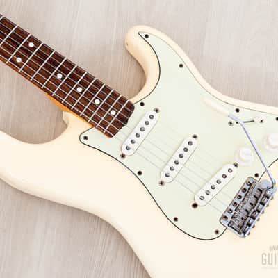 2006 Fender American Vintage ‘62 Stratocaster Olympic White w/ Hangtags, Case image 7