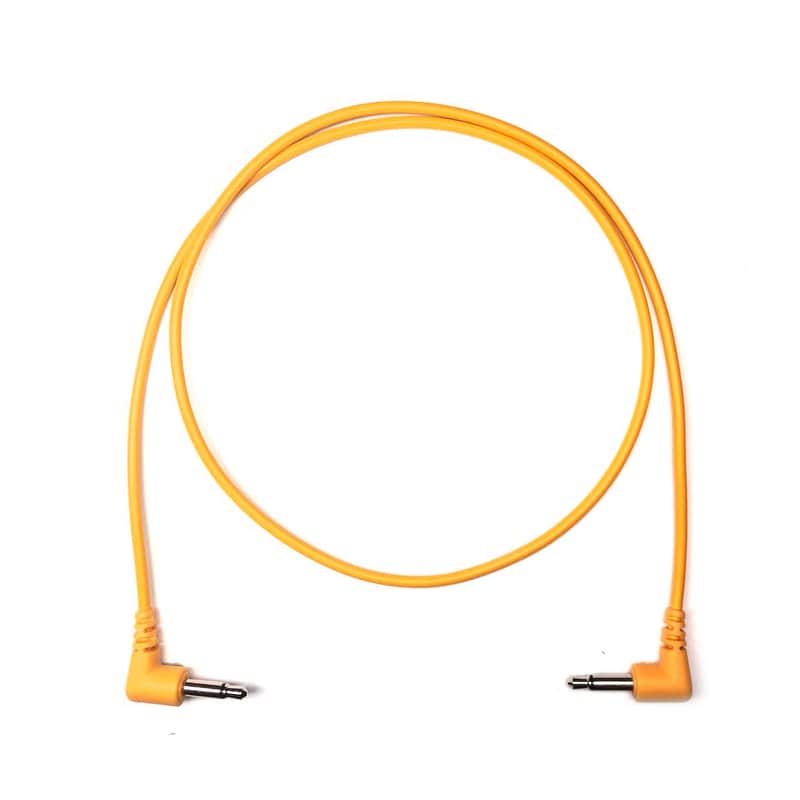 Tendrils Cables Right Angled Eurorack Patch Cable (60cm - Orange) 6 pack image 1