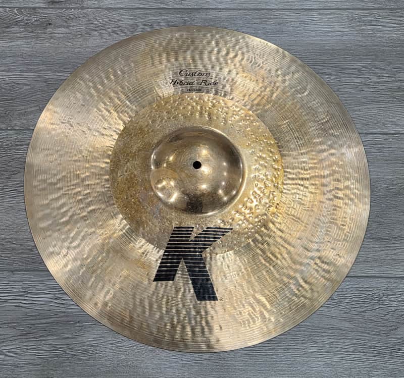 Zildjian 21" K Custom Hybrid Ride Cymbal (As Close To Mint As It Gets!) image 1