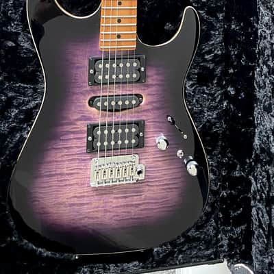 SUMMER SALE!! Tom Anderson Drop Top Natural Purple to T Purple to Black Burst with Binding 2023 image 6