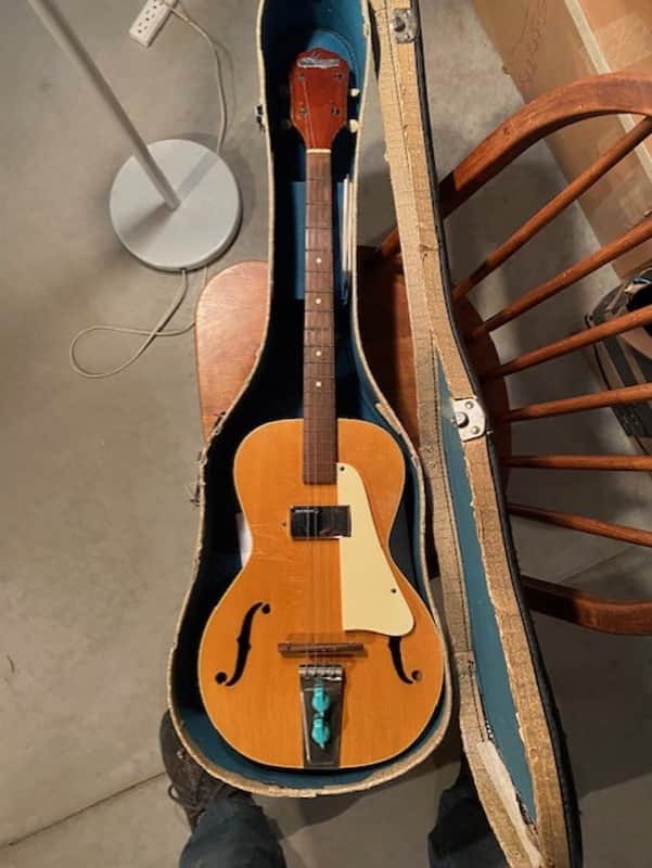 50'S KAY TENOR GUITAR OR BARITONE UKE WITH LACE PICKUP image 1